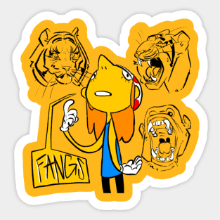 Fangs Sticker